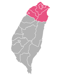 台灣北部地圖